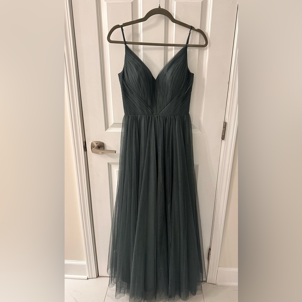 Elegant Teal Evening Gown